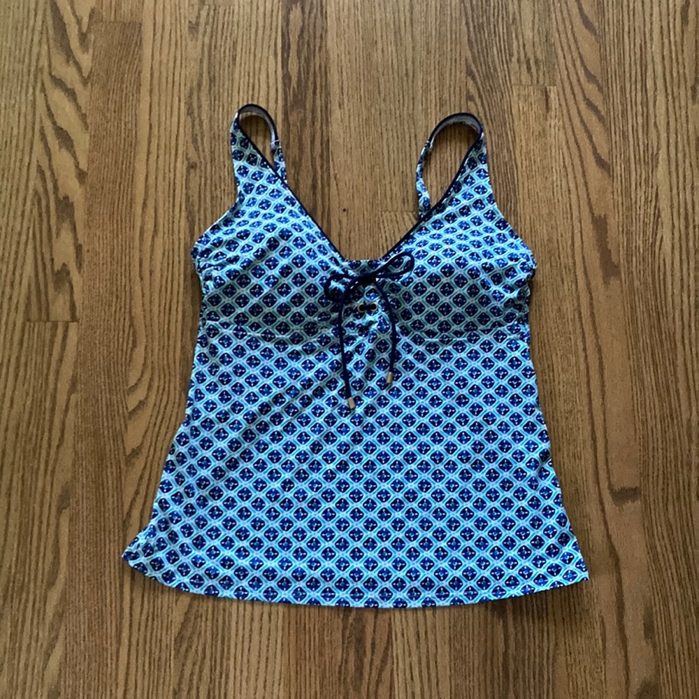 Lands End Tankini Top Size 12
